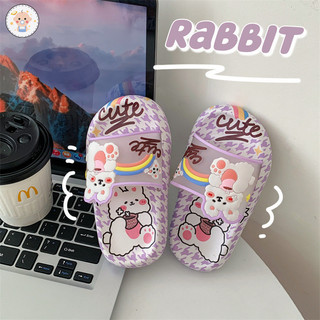 Coco baby Dép trẻ em Đế mềm trong nhà dép chống trượt hoạt hình gấu dép xỏ ngón Dép trẻ em để mặc ngoài