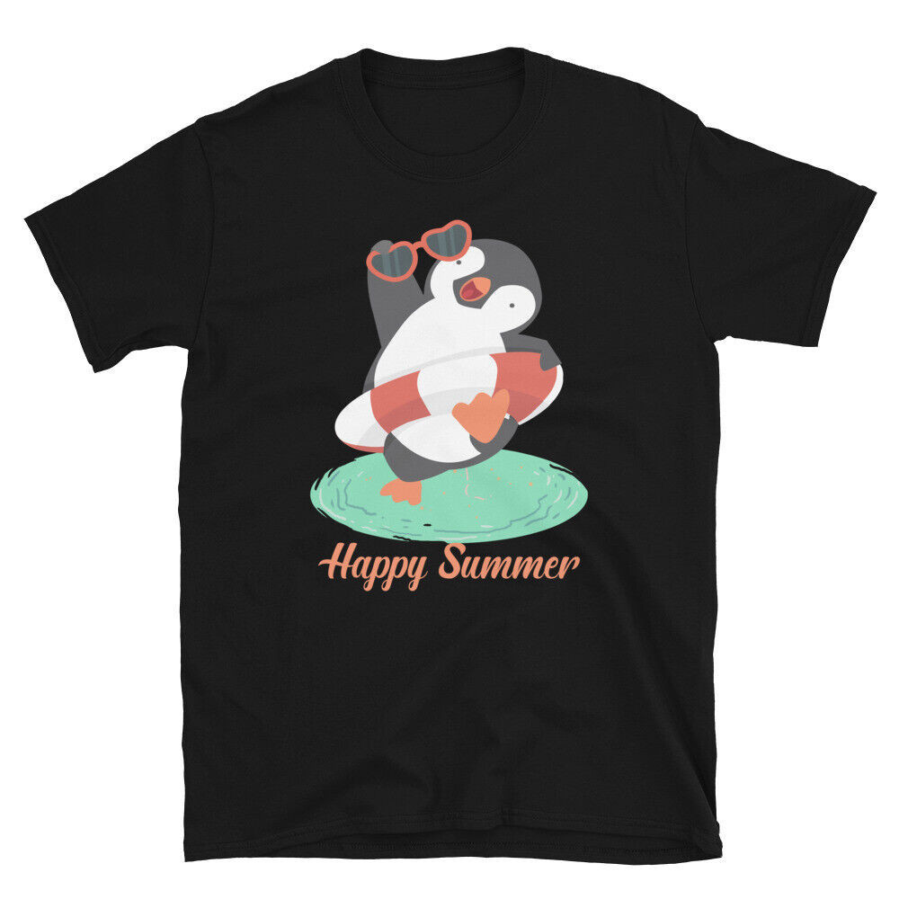 Thiết kế áo thun ngộ nghĩnh Áo thun Pengin mùa hè vui vẻ