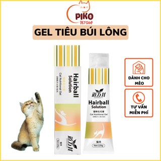  Gel tiêu búi lông cho mèo giảm hôi miệng kích thích tiêu hóa cho mèo tuýp 120gr - Piko Petshop 