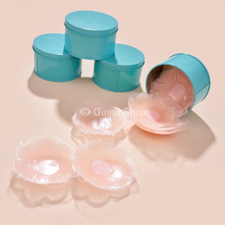 Miếng Dán Ngực Silicon - Hộp 10 Miếng (5 Cặp) ,Dán Nhũ Hoa Siêu Dính Êm Ái