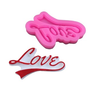 Diy epoxy resin love letter shape khuôn silicon khuôn socola bánh sinh nhật làm bánh trang trí thạch cao thủ công tình yêu khuôn silicon