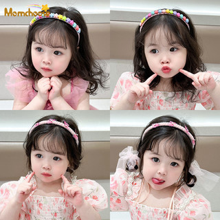 Phụ kiện tóc cho bé gái Momchoos, băng đô hoạt hình trẻ em có răng và băng đô chống trượt