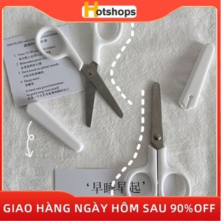 Kéo Cắt Giấy Có Vỏ Bảo Vệ Chuyên Dụng Cho Học Sinh