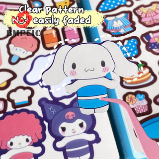 Bmpeic Sáng Tạo Sanrio Kuromi My Melody Bong Bóng Miếng Dán Sách Kawaii Yên Tĩnh Sách 3d Bong Bóng Cảnh Miếng Dán Sách Bé Gái Handmade Quà Tặng Đồ Chơi Mới