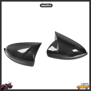 Autoera 1 cặp nắp gương chiếu hậu thay thế bằng sợi carbon cho benz c-class glc-class s-class e-class w205 x253 w222 w238