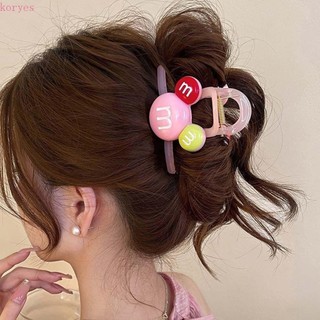 Koryes Móng Vuốt Tóc Mickey, Kẹp Cá Mập Mickey Hoạt Hình Phong Cách Hàn Quốc, Giá Đỡ Đuôi Ngựa Sáng Tạo Phụ Kiện Tóc Hình Học Vuốt Tóc M-Letter Quà Tặng Sinh Nhật Trẻ Em