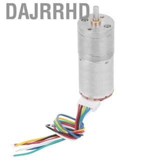 Dajrrhd DC 12V Encoder Gear Motor Speed Reduction For Robot RC Car DIY Engine Toy