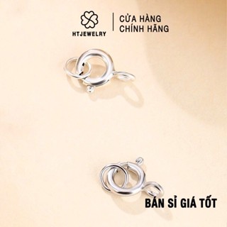 [Bạc S925] Khóa bạc HTJEWELRY tròn nhỏ (tặng kèm khoen tròn) PH641