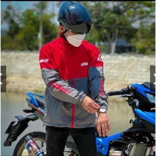 Áo Khoác Gió Nam Nữ Form Rộng Họa Tiết LOSHIPP Giao Đồ Ăn Chất Dù 2 Lớp Dày Dặn Chống Nắng Chống Gió Cao Cấp HTM FASHION