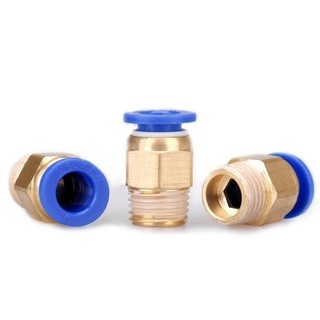 Khí nén khí nén đầu nối nhanh nam chủ đề thẳng pc6-01 pc8-02 pc12-03 pc16-04 m5