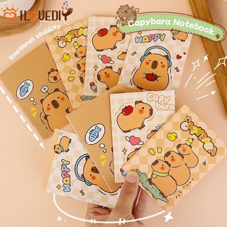 Sổ tay Capybara A7 - Văn phòng phẩm dành cho học sinh - Sổ tay học tập - Sổ ghi nhớ viết - Nhật ký - Hoạt hình, Dễ thương, Di động - Đồ dùng văn phòng trường học