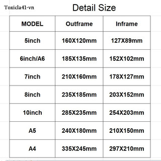 Khung ảnh để bàn khổ A4/A5/A6