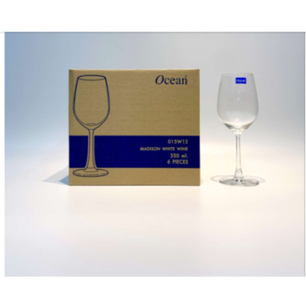 Ly Rượu Vang Lùn 350ml, Ly Rượu Ocean Champagne, Ly Thuỷ Tinh Ocean Trong Suốt, Cao Cấp Mta-Mart2