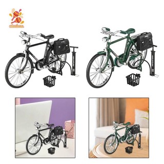 Mô hình xe đạp Simhoa 1: 10 Xe đạp ngón tay kim loại sáng tạo để giảng dạy Phòng ngủ nhà búp bê