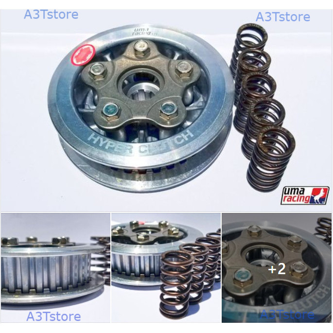 Nồi 5 lò xo UMA Racing cho Ex135 (4s_5s ) Honda Dream , wave nhỏ , winner sonic150 ex150, y15zr siri