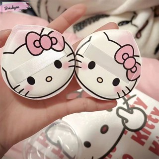 🎶[Có Hộp] Mút Tán Kem Nền Mút Trang Điểm Big Size Hello Kitty Kèm Hộp Đựng Mút Tán Phấn Cushion Mềm Mịn Đàn Hồi Briskyee