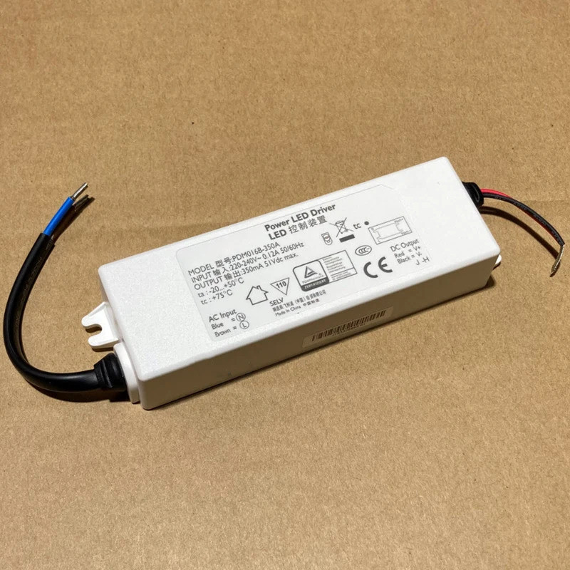Trình điều khiển LED nguồn PDM016B-350A Đầu vào 220-240V Đầu ra 350mA 51V PDM016B 350A