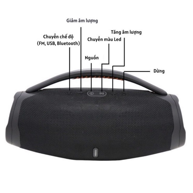 Loa Bluetooth BoomBox 3, Công Suất 60W, Bass Cực Hay, Chống Nước IPX6 Liễu shop