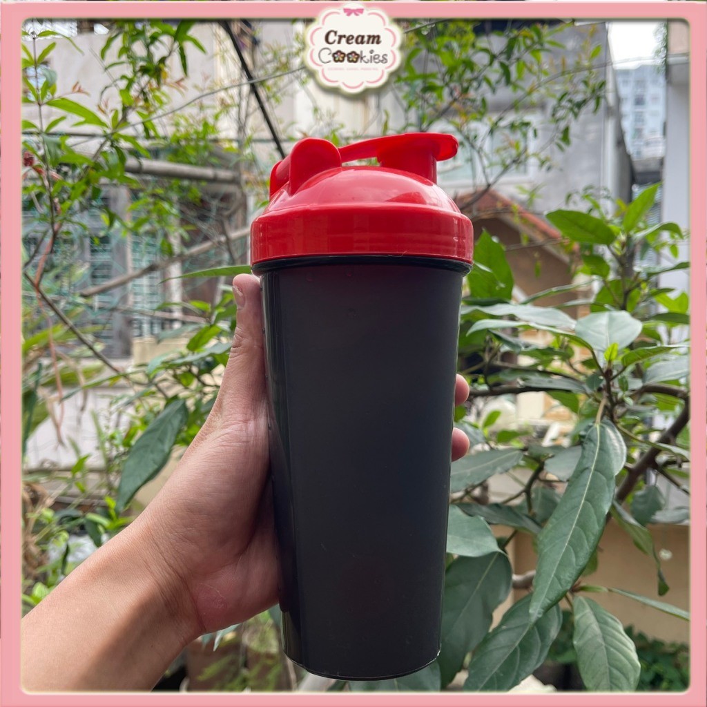 Bình Nước Tập Gym Bình Đựng Nước Thể Thao Nhựa Shaker My Protein 700ml Kèm Con Lắc Shaker