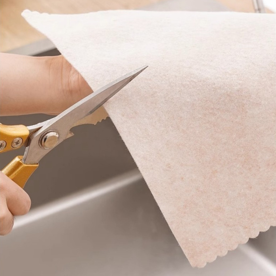 Set 10 Khăn Lau Xơ Mướp Sợi Tự Nhiên Thấm Hút Tốt, Khăn Lau Chén Dĩa Chống Dầu Mỡ, Tái Sử Dụng | BigBuy360 - bigbuy360.vn