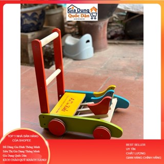 Xe gà tập đi gỗ 3 con chim TẬP ĐI CHO BÉ