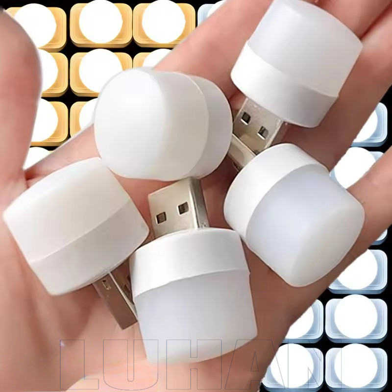 Đèn ngủ USB Mini - Đèn đọc sách LED Đèn cắm USB - Đèn đọc sách USB sạc dự phòng - Đèn bảo vệ mắt đọc
