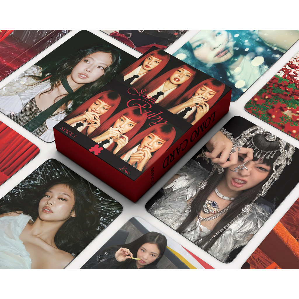 Kpop 55 Cái / hộp JENNIE Photocards NHƯ JENNIE KPOP LOMO Card