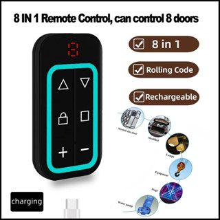 ✨[Đa tần số] Máy sao chép từ xa nhà để xe đa năng 300-915 MHz | Duplicate 433 MHz / 868 MHz cho Dụng cụ mở cửa nhiều dây