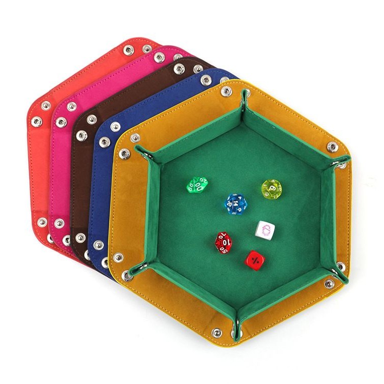 Pokémon & Yu-Gi-Oh Khay xúc xắc bằng da PTCG Bộ đếm hư tổn, Dead by Daylight Board Game Battle Dice 