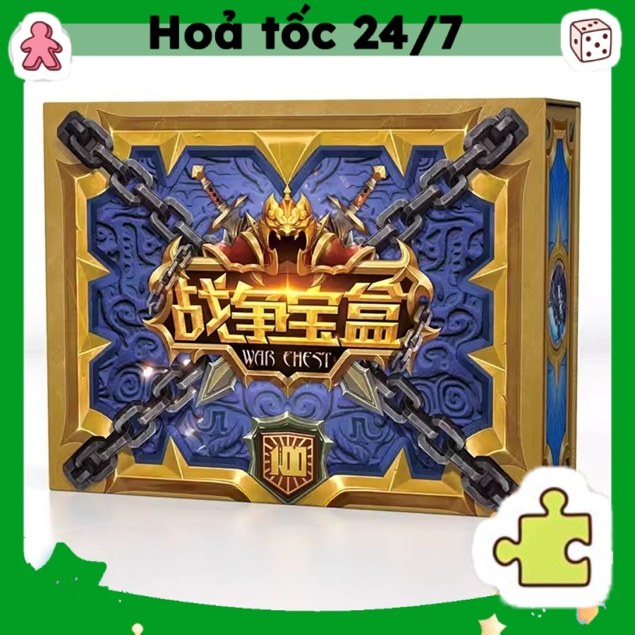 [Việtsub/Engsub] Boardgame Warchest + 2 Exp Game chiến thuật 1vs1 2vs2 Tigarboardgame