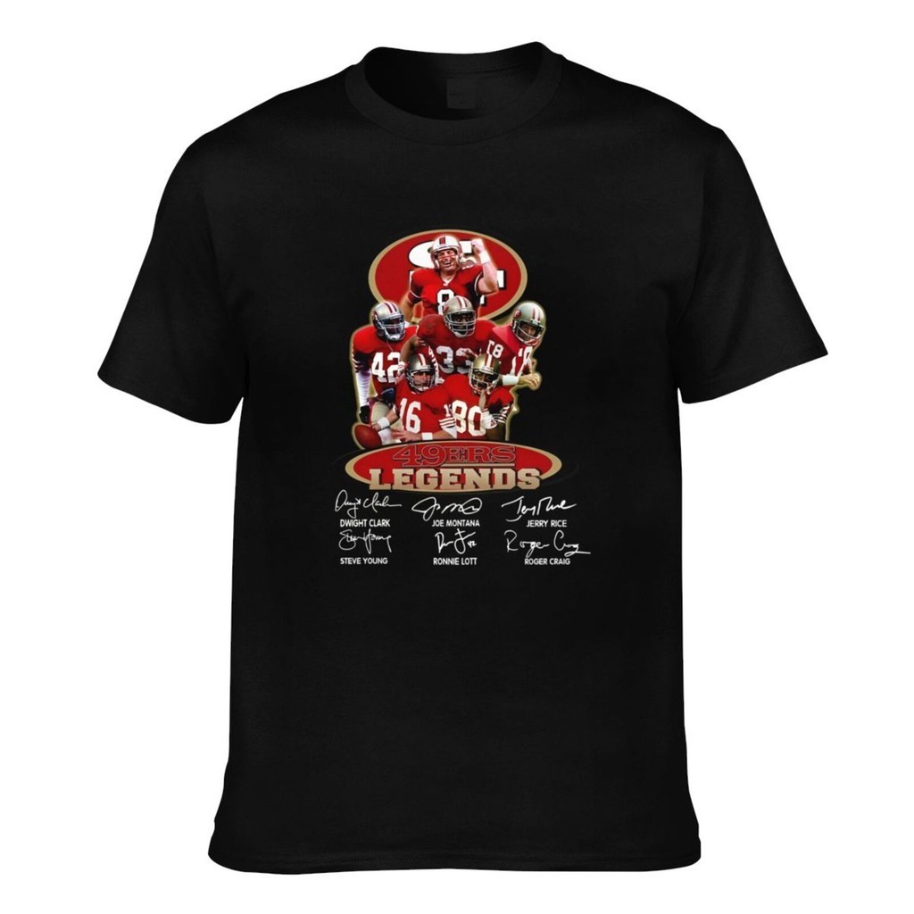 Đội bóng đá thể thao San Francisco 49Ers Nfl Thoải mái vừa vặn Áo thun nam sáng tạo
