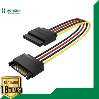 Cáp nguồn sata 15pin nối dài ugreen 50718 dài 20cm chính hãng