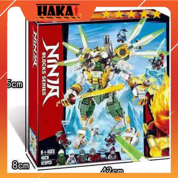 Đồ chơi lắp ráp Ninja Go - Xếp hình Robot Người Máy Lloyd’s Titan Mech ( mẫu mới )