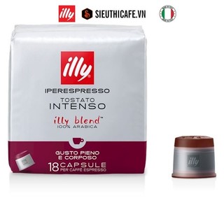 CÀ PHÊ VIÊN NÉN ILLY CAPSULES IPERESPRESSO INTENSO BOLD ROASTED – 18 CAPSULES
