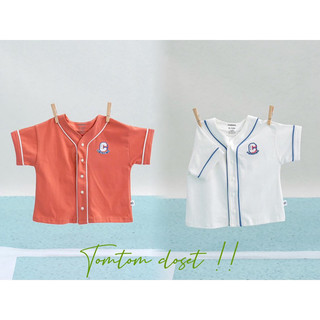 Chaang SS2024 Áo cộc bóng chày Olympia cho bé