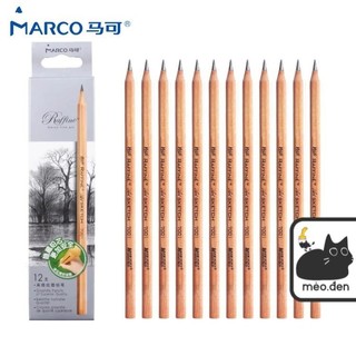 Bút chì gỗ Marco Raffine 7001 Bút chì vẽ phác thảo - Họa Cụ Hakuart