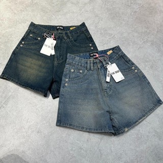Quần short nữ THE QUAO dáng chữ A màu bụi R2204_425