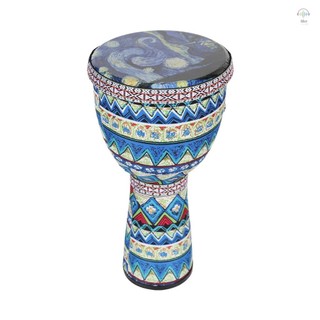 Trống Tay Châu Phi 8 Inch Di Động Djembe Trống Nhạc Cụ Bộ Gõ Với Nhiều Màu Sắc Họa Tiết Nghệ Thuật Cho Trẻ Em Ánh Sáng Tambourine Tuổi Thơ Khai Sáng Nhạc Cụ Gi