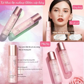  Xịt Khóa Nền Makeup Giliter Ánh Nhũ Kim Tuyến Ánh Hồng 120ml 