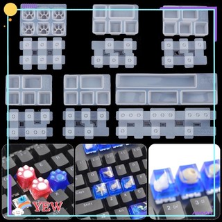 Khuôn resin đổ epoxy UV dùng làm nút phím cơ DIY