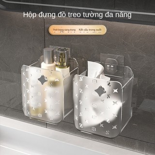 Hộp đựng khăn mặt gia đình Khăn lau phòng tắm treo tường Giá đựng đồ đa chức năng