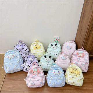 Ba Lô Trẻ Em Bé Kuromi Bé Trai Và Bé Gái Túi Du Lịch Sanrio Co Thương Hiệu Hoạt Hình Dễ Thương Học Sinh Dung Tích Lớn Schoolbag