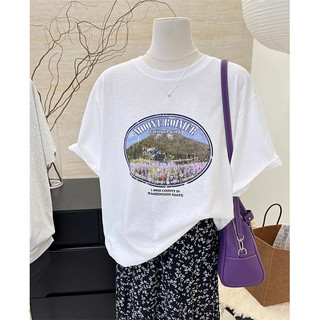 2024 Mới 100% Cotton Unisex Áo Thun Nữ Tay Ngắn Rời Plus Size 5XL Nữ Tee Baggy Nam Nữ Baggy Cổ Tròn Áo