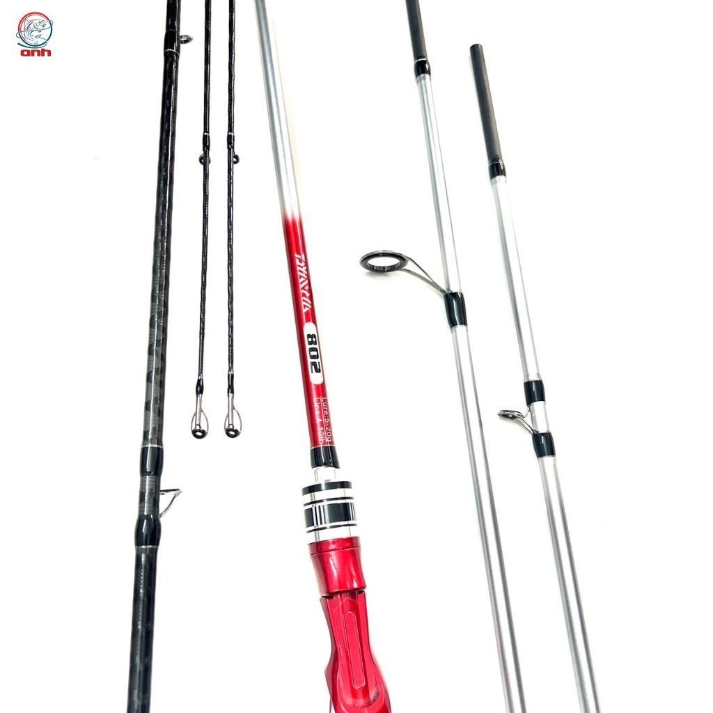 Cần Lure Bọ Cạp 2 ngọn DYAWA MH+H, Chất Liệu Carbon xoắn X, Đủ Size 1m8, 2m1, 2m4 - QĐ