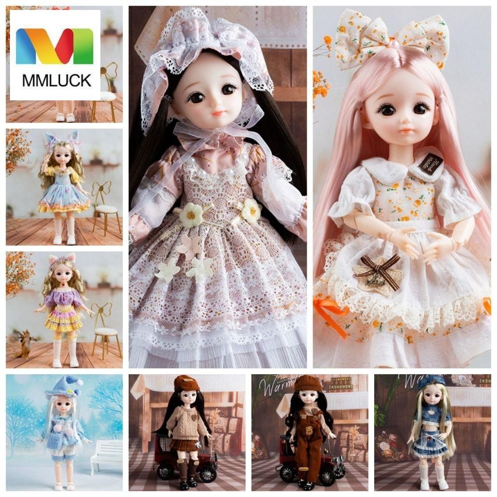 Búp bê và quần áo MMLUCK BJD, Búp bê BJD 13 khớp di động Khớp có thể tháo rời Búp bê mắt 3D, Búp bê 