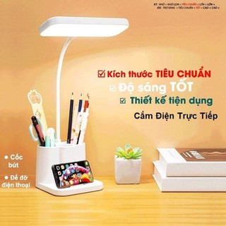 Đèn để bàn học, đèn học sinh, đèn học chống cận thị tích điện