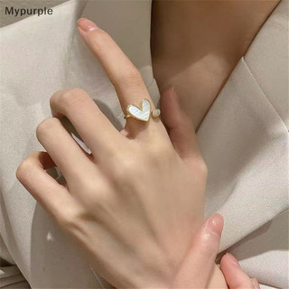 Myp Nhẫn Trái Tim Hợp Thời Trang Cho Nữ Tối Giản Thẩm Mỹ Men Mở Nhẫn Nữ Dự Tiệc Quyến Rũ Nhẫn Trang Sức VN