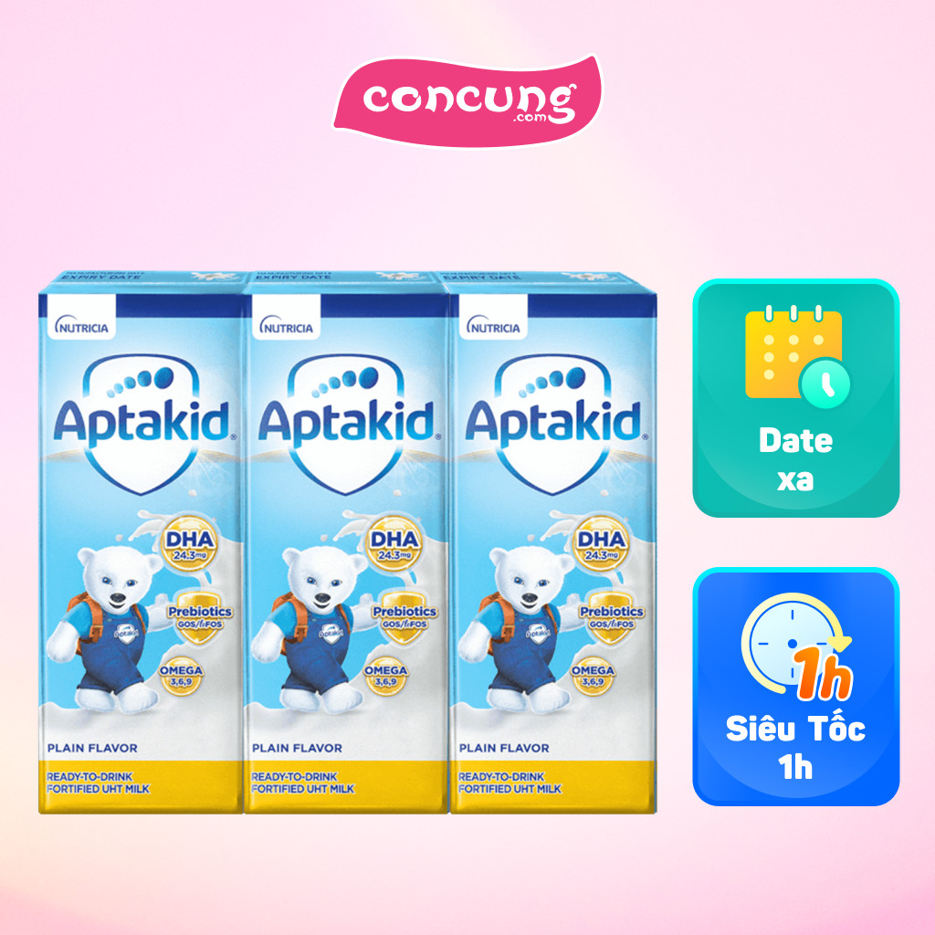 Sữa dinh dưỡng pha sẵn APTAKID 180ml (3 hộp)