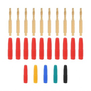 Kekeshop Banana Connector Safe Detachable Gold Plated Plugs 2mm with Housing for Testing Equipment