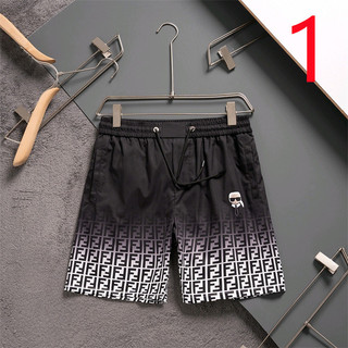 Xu Hướng Cổ Điển FE651 Cặp Đôi Thời Trang Plus Size Quần Short Quần gradient Thường Ngày Phù Hợp Với Quần Ngắn Plus Kích Thước Unisex